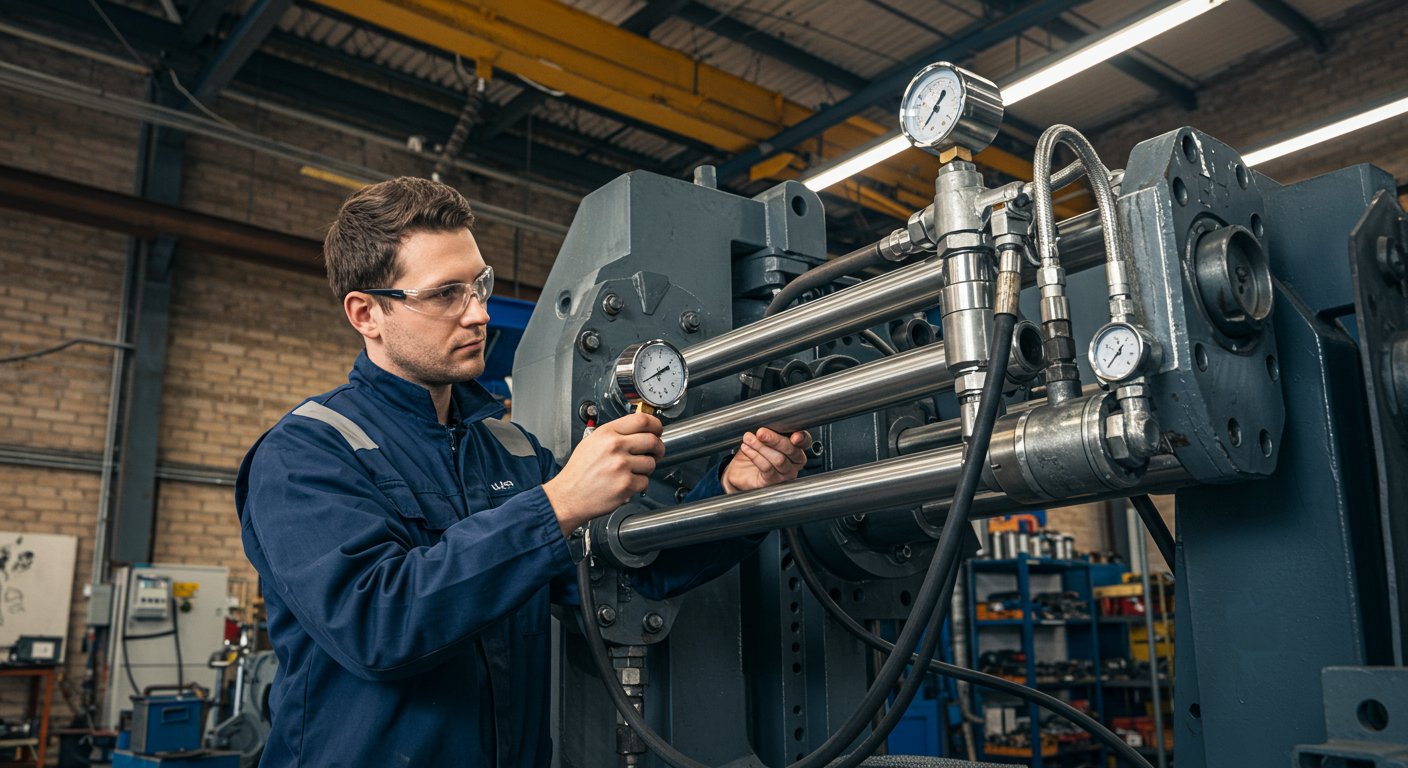 Измерение давления в гидроцилиндре