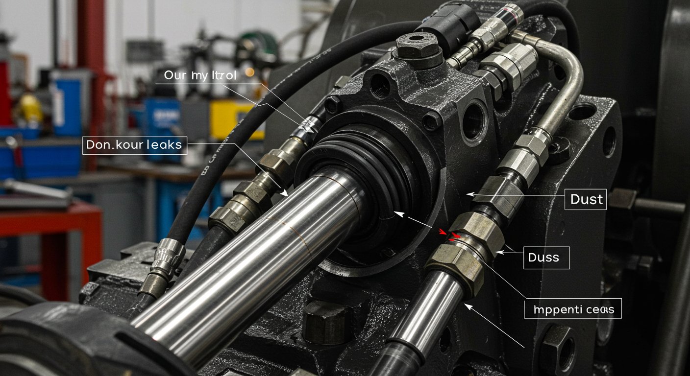 Предотвращение протечек в гидроцилиндре