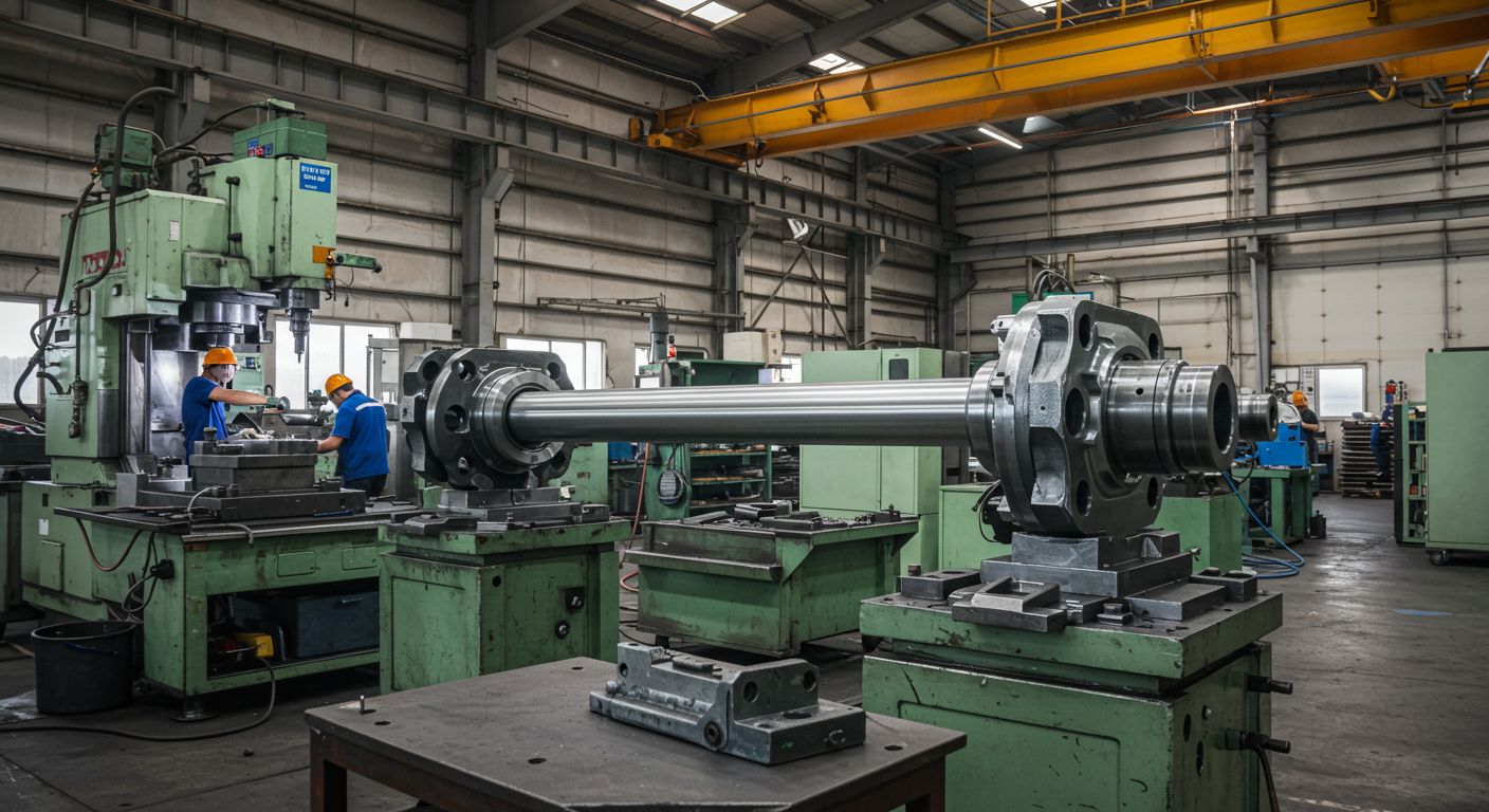 Сборка гидроцилиндра на производстве