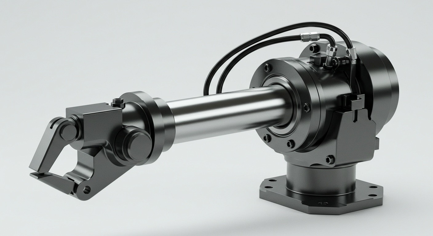 Гидроцилиндр для робототехники