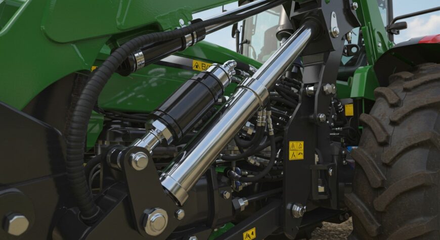 Гидроцилиндр, Гидроцилиндр в гидравлической системе трактора