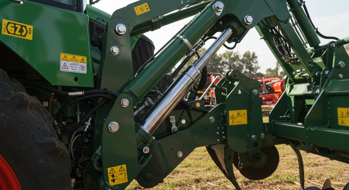 Гидроцилиндр в тракторе