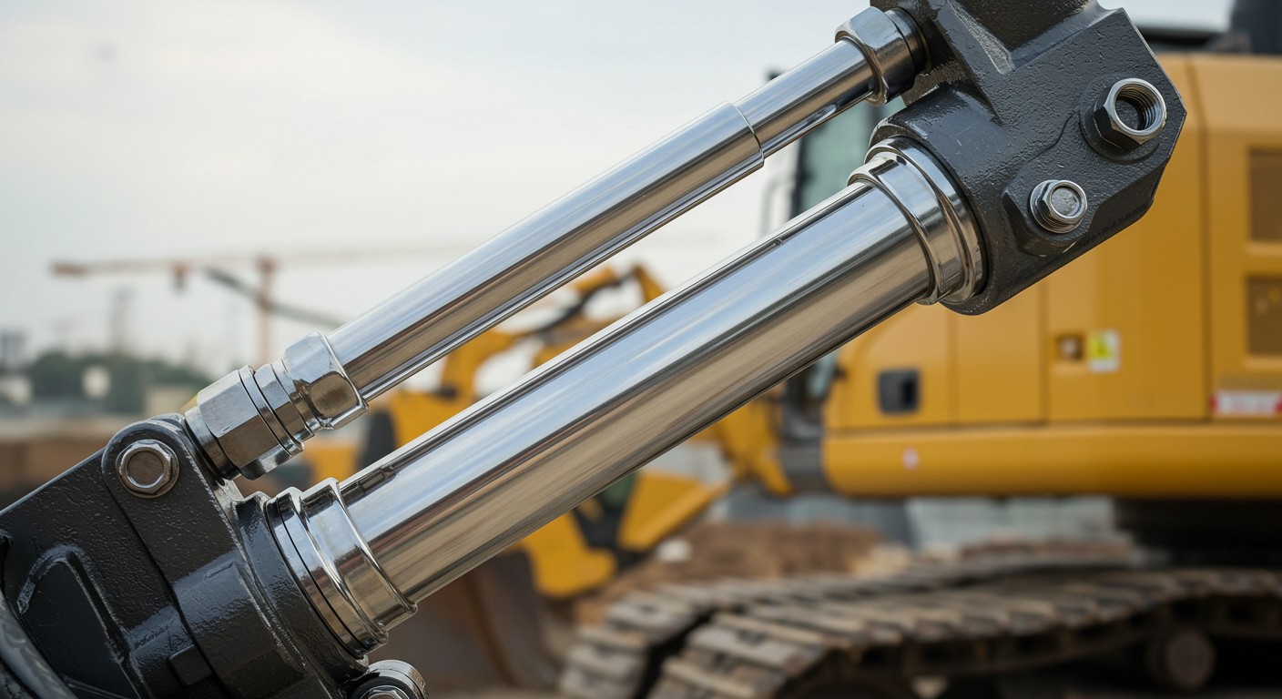 Гидроцилиндр строительной техники