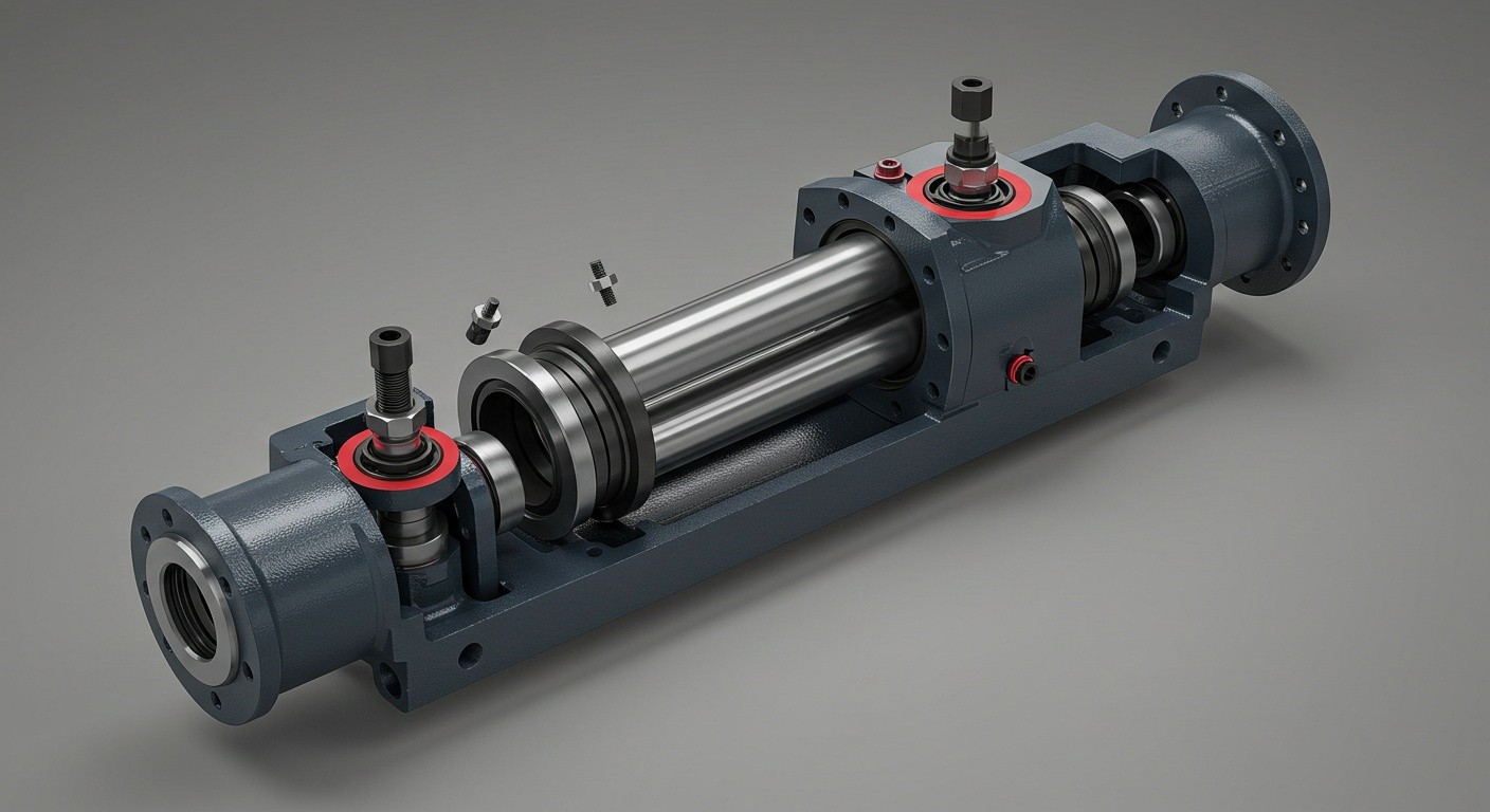 Модульный гидроцилиндр