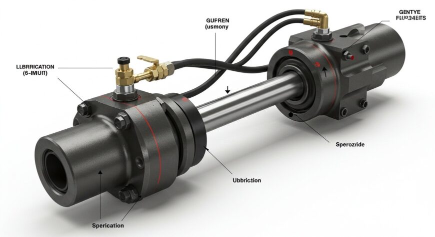 Гидроцилиндр, Гидроцилиндр и методы смазки